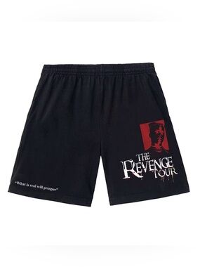 XXXtentacion The Revenge Tour III Sweat Shorts Black Rap Trap Music Small Medium